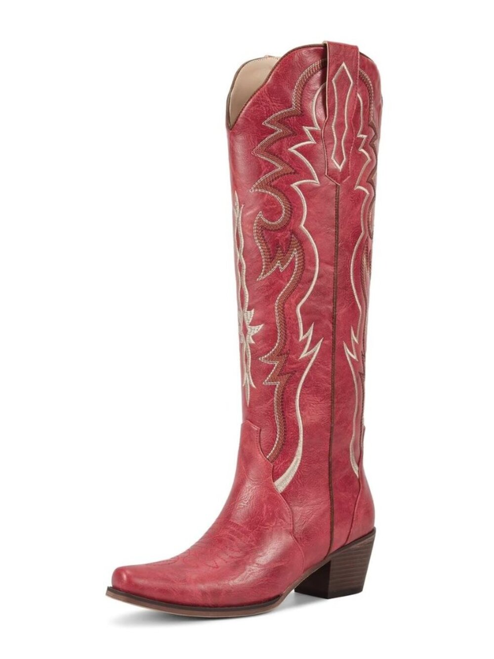 Cowboy Boots for Women Knee High, Low Heeled Stable and Comfortable
